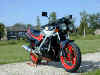 This VFR400Z belongs to Rika De wit - it has VFR400R Sidecovers but it`s a Z 