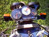 Honda LS125 clocks used as originals were broken when the previous owner crashed my baby